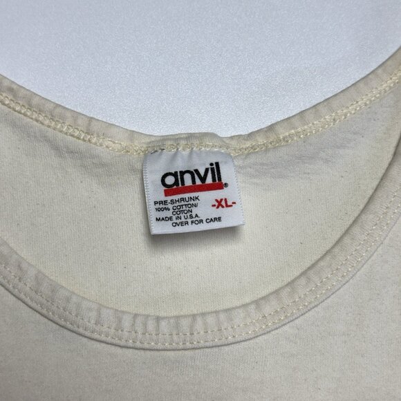 Vintage 90s Woodys Sportswear Natural Tease Boating Tank Top Shirt Mens XL - Picture 7 of 9